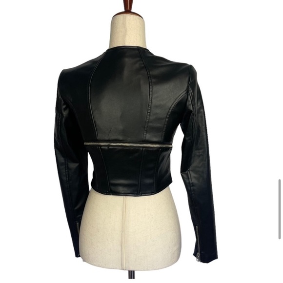 Zara Faux Leather Corset Top - Picture 6 of 8